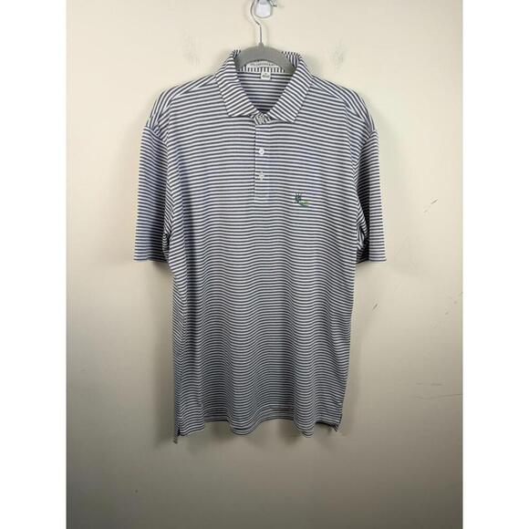 Holderness & Bourne The Maxwell Statue of Liberty Striped Golf Polo XL - Picture 1 of 6